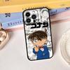 D-Detective C-Conan Phone Case For IPhone 1716 15 14 13 Pro Max 11 12 Mini X Xs XR Black Silicone Cover