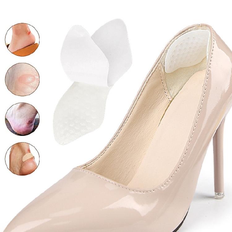 5Pairs Honeycomb Pattern Heel Cushions Friction and Blister Prevention Shoe Heel Inserts Pad For Dress Shoe Sneakers