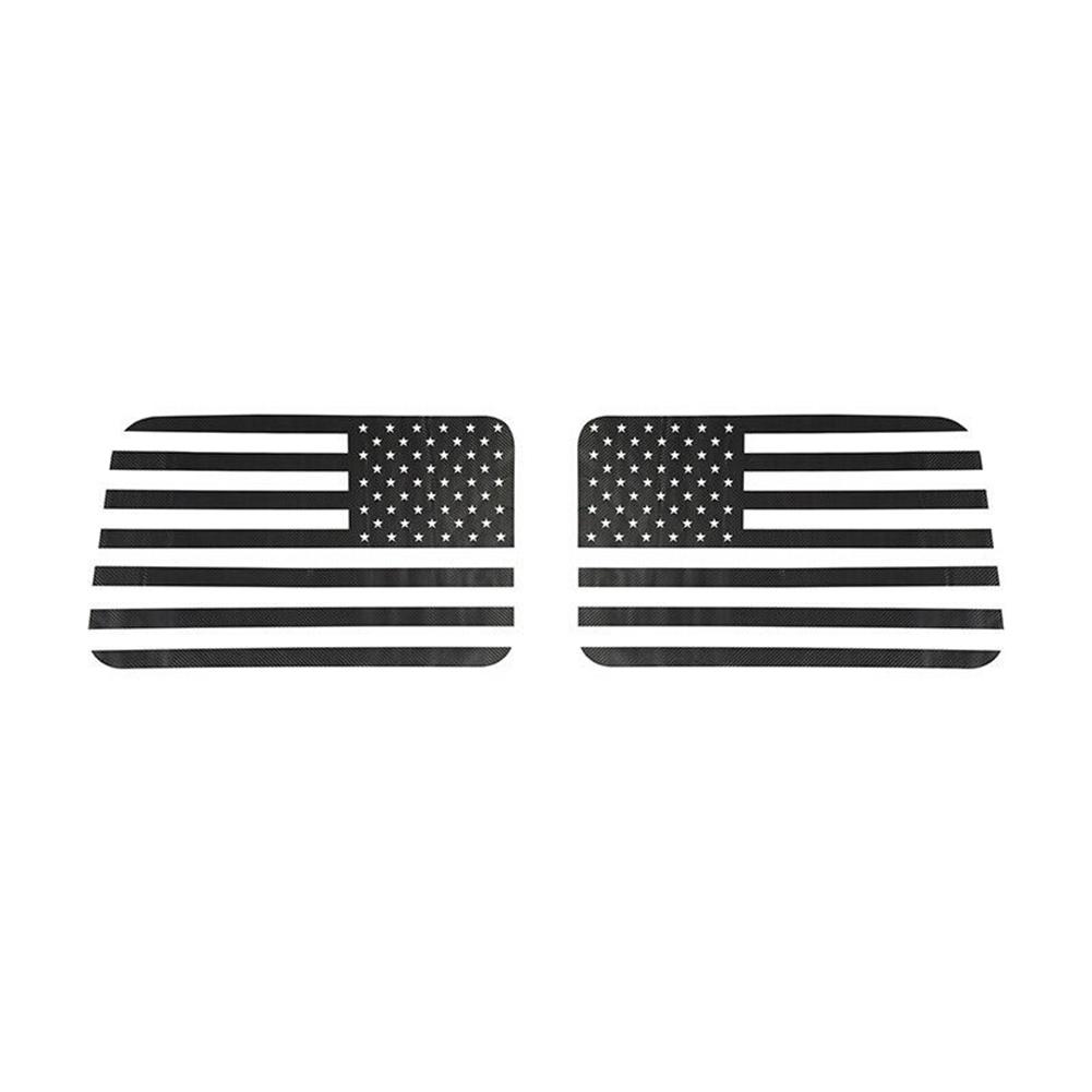 Jeep Wrangler Jl American Flag Rear Window Decals Jeep Wrangler Jl American Flag Rear Window Decals