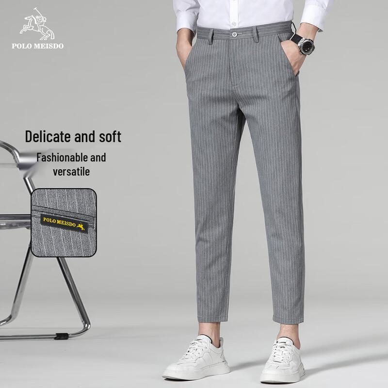 

POLOMEISDO Men s Tapered Fit Casual Pants 32