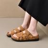 Fashion Fashion Women Suede Clogs Slippers Adjustable Buckle Slip on Footbed Home Clog Slippers Outdoor Beach Sandals With Arch support