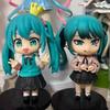 6pcs/set Anime new  miku figure mini character ornaments kawai  hatsune table decoration for home adult toy child gift