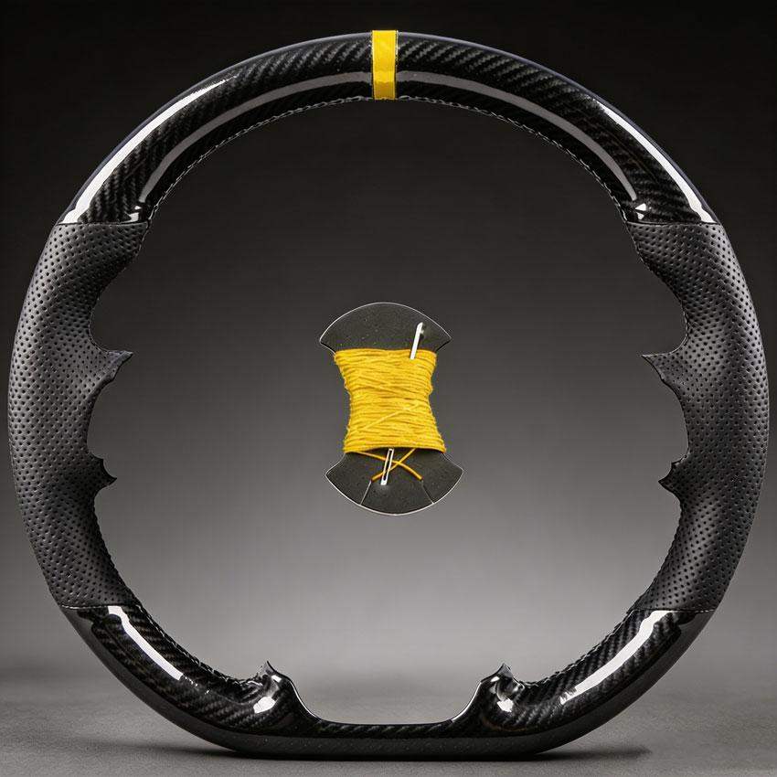 Coprivolante per Auto per Jaguar XFL XE XJL F-PACE XKR Protezione UV Anti-Invecchiamento Fibra di Carbonio Lucida Pelle in Microfibra Ultrafine