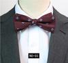 Pattern Bow Tie Men'S Banquet Business Wedding Groom Best Man Gentleman'S Dress Studio Burgundy Navy Bow