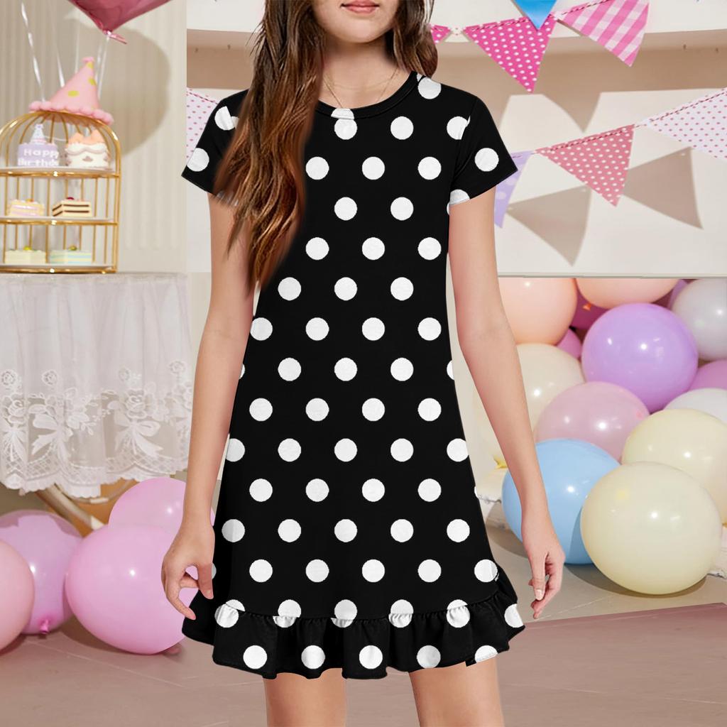 Girls' Pocket Dress - Short Sleeve Loungewear