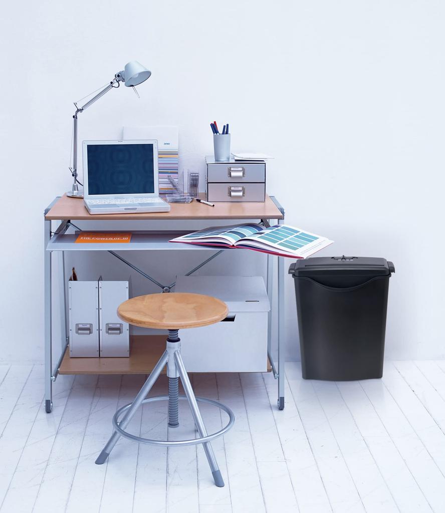 Nakabayashi Personal Shredder, Straight Cut, Black, Z0453