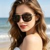 Xiaomi Glasses for Woman, Man Sunglasses – New Square UV400 Punk Aviator Sunglasses, Twin-Beam Frame