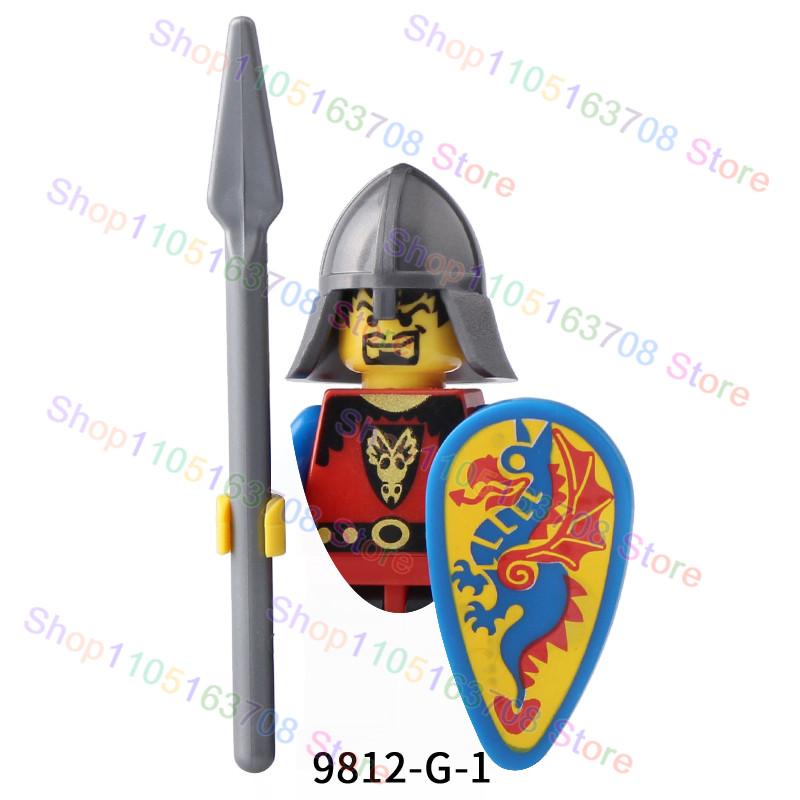 Hochwertige Mittelalterliche Fantasy-Kreatur Hochwertige Ritter Hochwertige Figuren Hochwertiges Gebäude Hochwertige Bausteine Hochwertige Römisches Heer