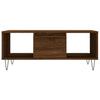 Vidaxl Coffee Table, Brown Oak, 90X50X36.5 Cm