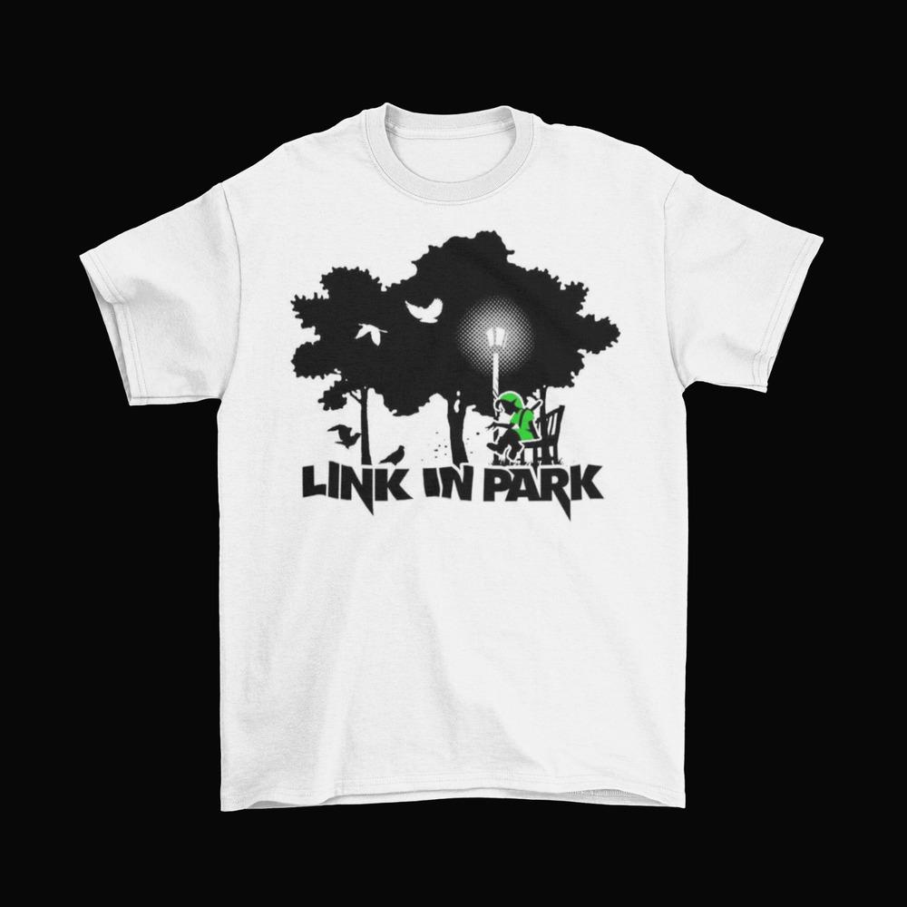 

Legend of Zelda Lincoln Park T-Shirt Unisex Adult Cotton Sizes Nintendo Band New 2XL