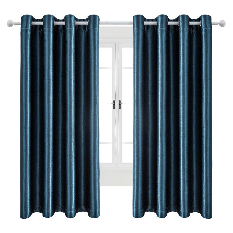 Solid Color Blackout Fabric Balcony Sunshade Thermal Insulated Curtain With Eyelets Perfect For Home And Office Use Energy Efficient Curtains