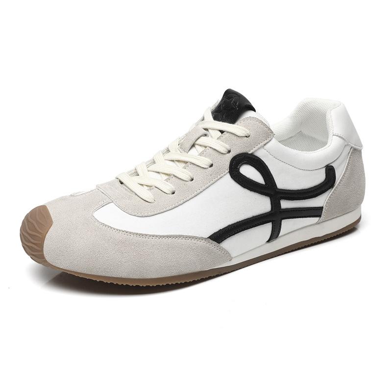 [Thin-soled shoes] Classic retro leather Forrest Gump shoes men's spring 2025 new leisure sports moral training shoes tide