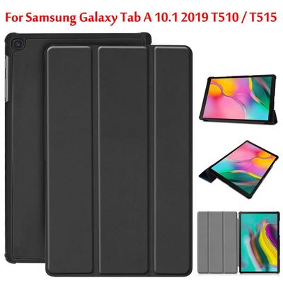 Pouzdro pro Samsung Galaxy Tab A 10.1 2019 Pouzdro T510 / T515 Ultra Slim Kožený magnetický stojánek Kryt SM-T510 SM-T515 Funda Capa