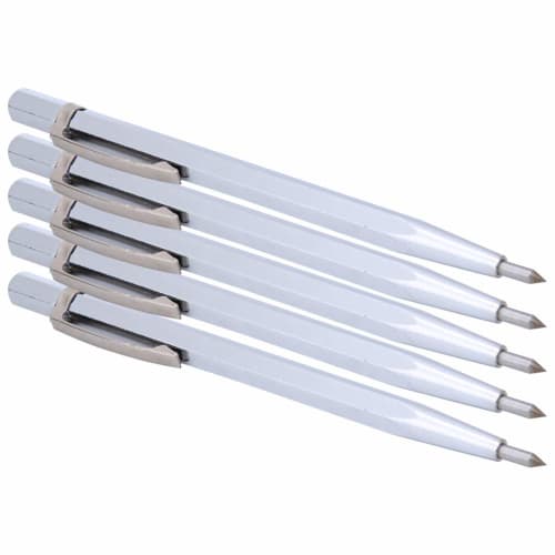 Caiqinlen Scriber, 5-Piece Ceramic Engraver, Center Punch Diamond Marking Pen, Diamond Engraving Pen, Carbide Tip Scriber for Ceramic and Glass