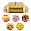 Stainless Steel Butter Box Butter Plate Western Butter Box Cheese Cheese Box European Bread Box Pastry Plate