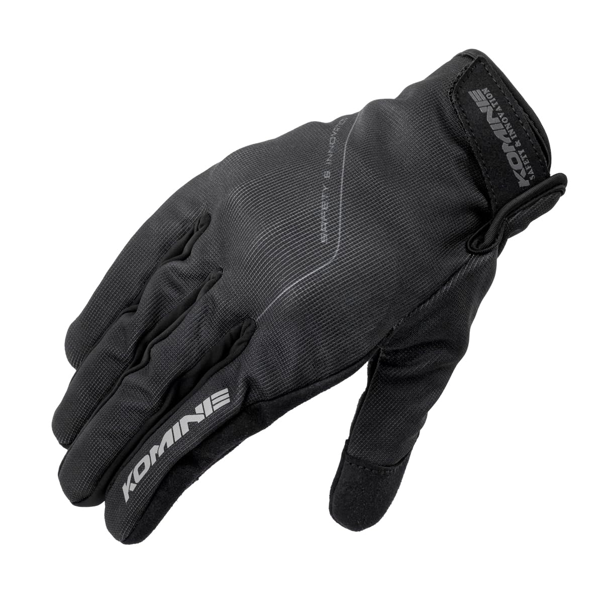 

Komine 2025 New Model Motorcycle 06-270 GK-270 Protective Mesh Gloves Black L Large чёрный