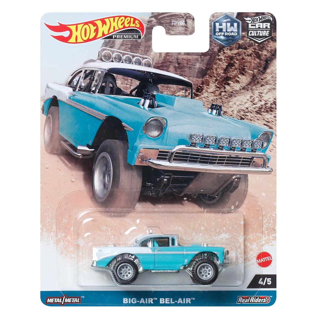 Hot Wheels Car Culture Off Road Big Air Bel Air Years Old and HKC74 - [3 Up]
