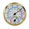 2.28\" Thermometer Hygrometer Wall Hung Temperature Humidity Meter Gauge Indoor Outdoor Sauna Room Temperature Humidity Tester