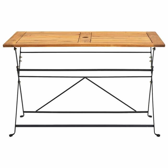 Maison Exclusive - Table pliable de jardin 120x70x74 cm Bois d'acacia massif
