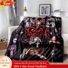 Ozzy Osbourne Fleece Blanket, The Godfather of Rock Blankets for Men Women Fleece Blankets for Couch Sofa Bed Bedroom Chair Dec