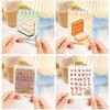 Cartoon 3D Landscape Sticker Book Decorative Miniature Scene Collage DIY Cabin Scene Sticker  Toy