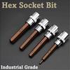 1/2‘ Drive Hex Bit Sockets 4-14mm Durable DisassemblyTool Socket Portable Alloy Steel Joint Hexagonal Remover Repair Tools