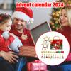 Christmas Charm Bracelet Advent Calendar gift Box 24-bead Christmas Bracelets Jewelry Making Kit For Woman Girls