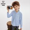 NORTHLAND Boys' Long-Sleeve Quick-Dry Polo T-Shirt