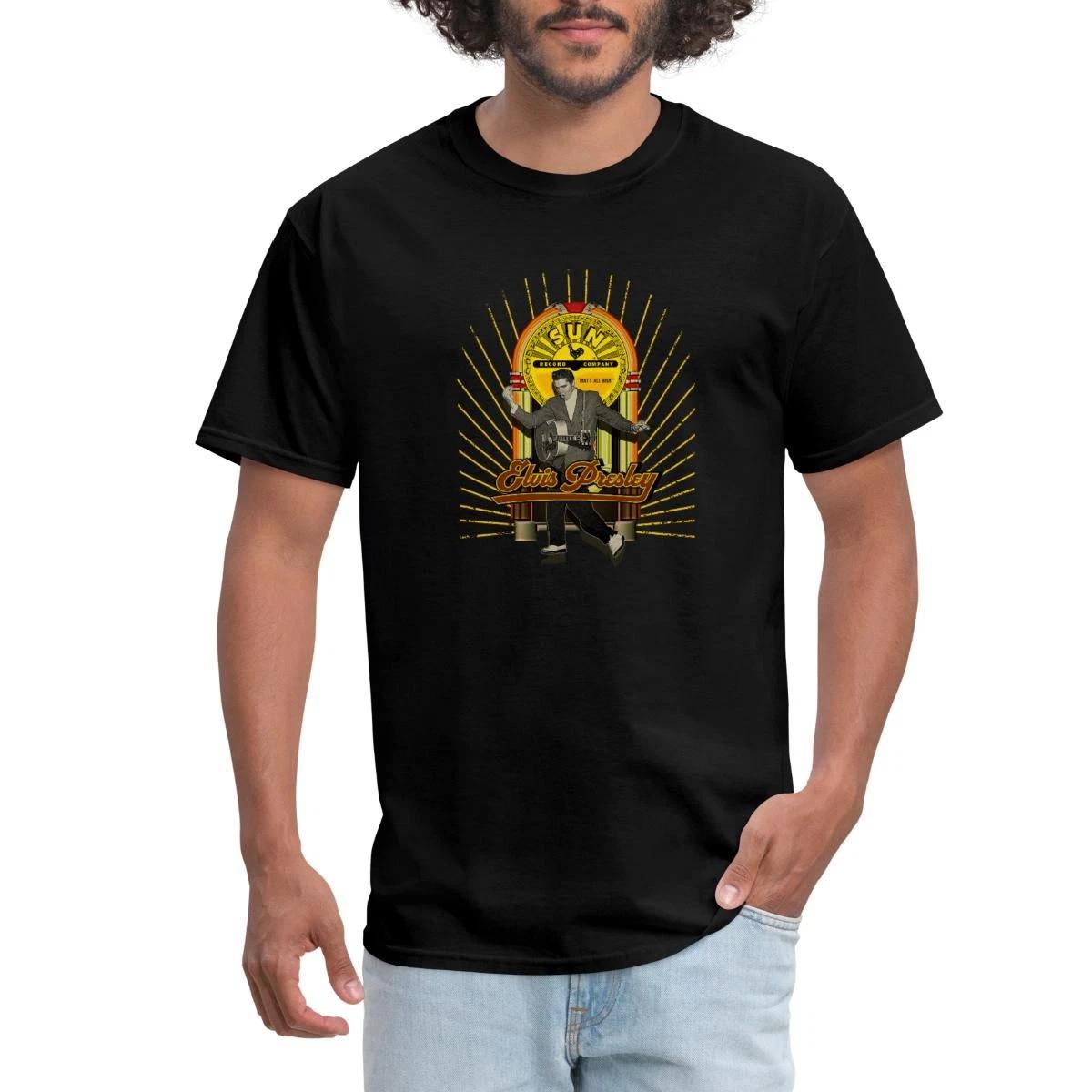 Elvis Presley Sun Record Company Logo Men s T-Shirt L