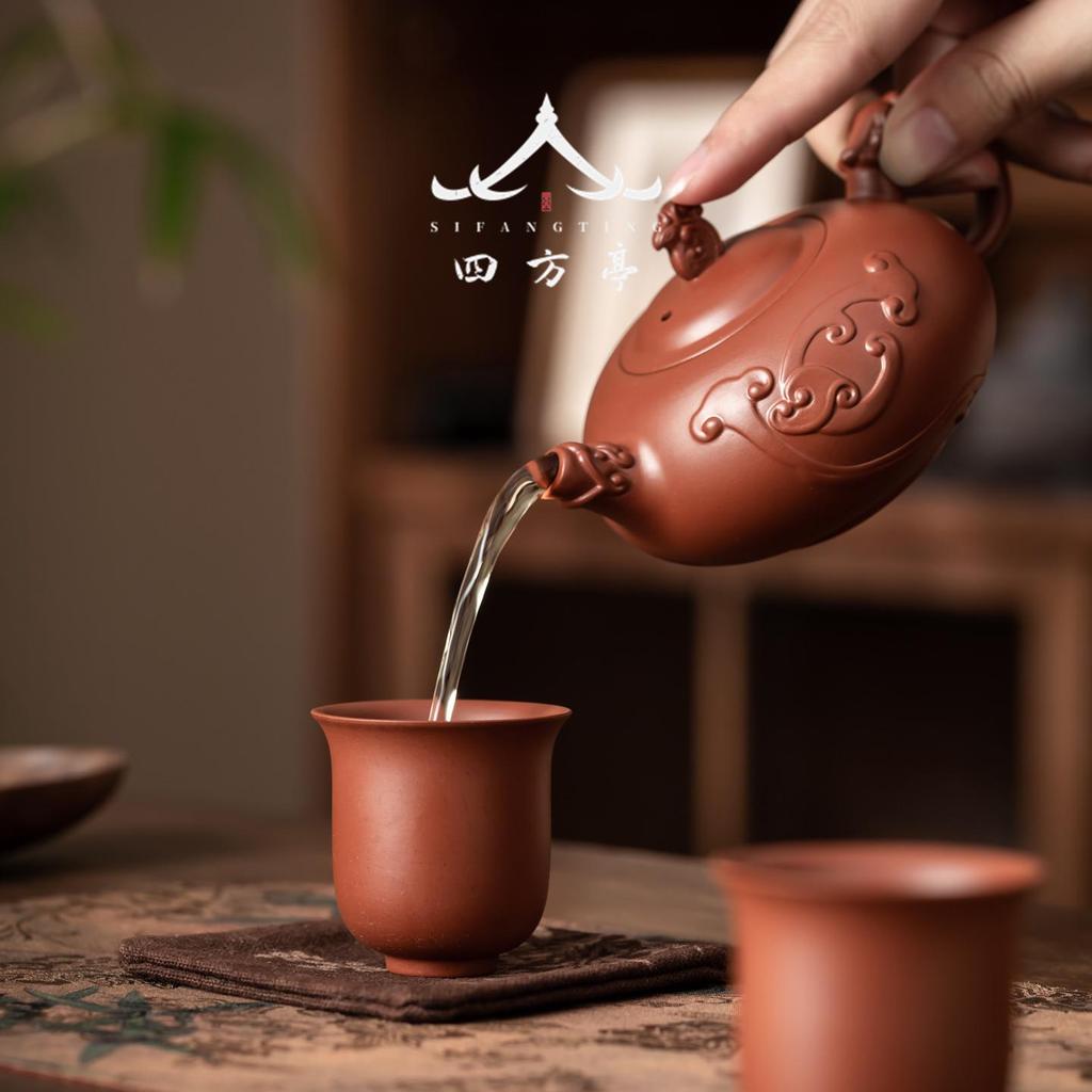 Zini Purple Clay Teapot: Handmade High-End Chinese Ceramic Gongfu Tea Brewing Pot