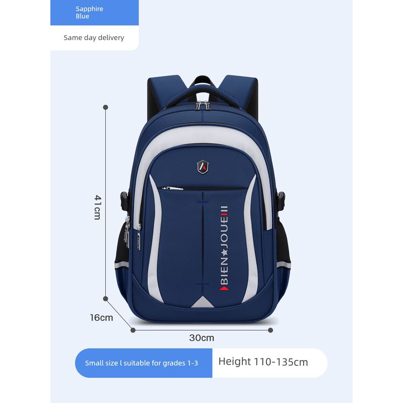

Primary School Schoolbag Boys Three to Six Kids Grade Four Junior High School Burden Reduction Spine Protection Boys Boys 2025 New Arrival Small size blue (for grades 1-3)
