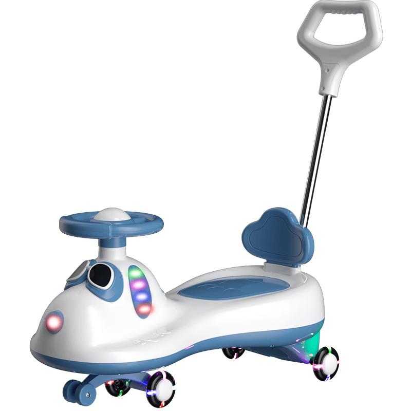 DEERC Kids Multifunctional Twist Ride-On Car небесно-голубой
