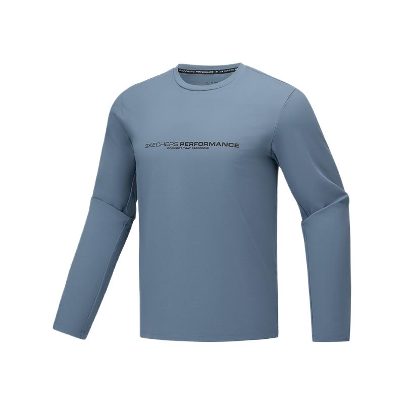 Skechers Soft And Comfortable Long Sleeve T-Shirt Men tops P425M173-027C S