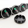 4 pezzi 56mm Styling Auto Copricoppe Centrali Ruota Logo VRS Coprimozzo Emblema Per Rapid Octavia RS Kodiaq Fabia Accessori