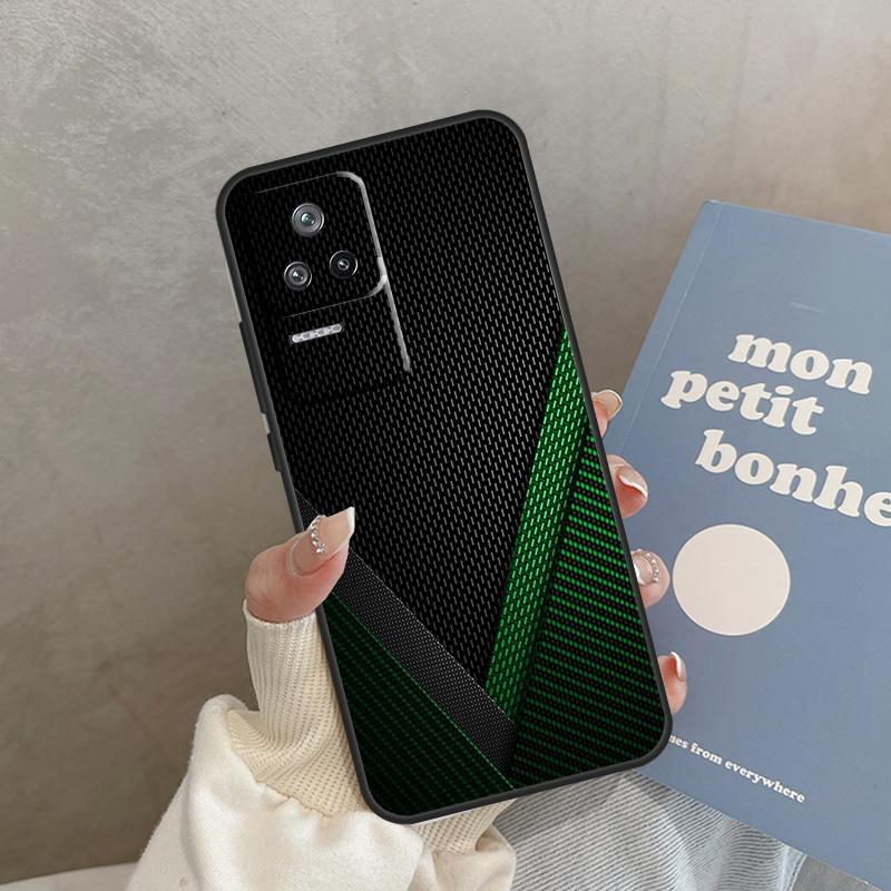 Carbon Fiber Pattern Case For Xiaomi 15 14 Ultra 13T 14T 15T Pro 17 Pro Max POCO X7 X3 X5 X6 F5 F6 F7 F8 Pro Cover