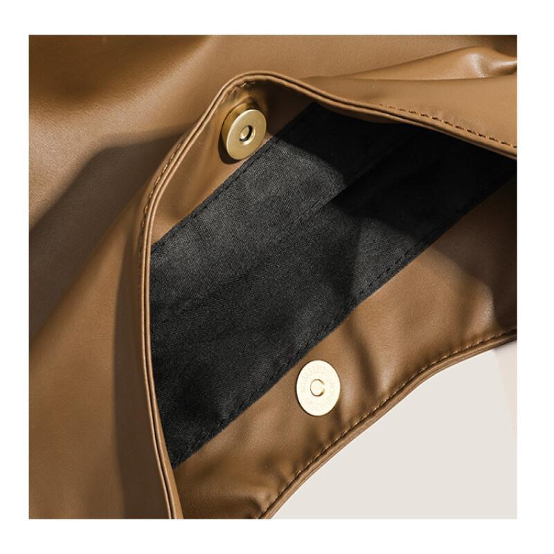 New Fashionable Soft Leather Handbag Simple Casual and All-match Women's Shoulder Bags Designer Large Capacity Diagonal Bags