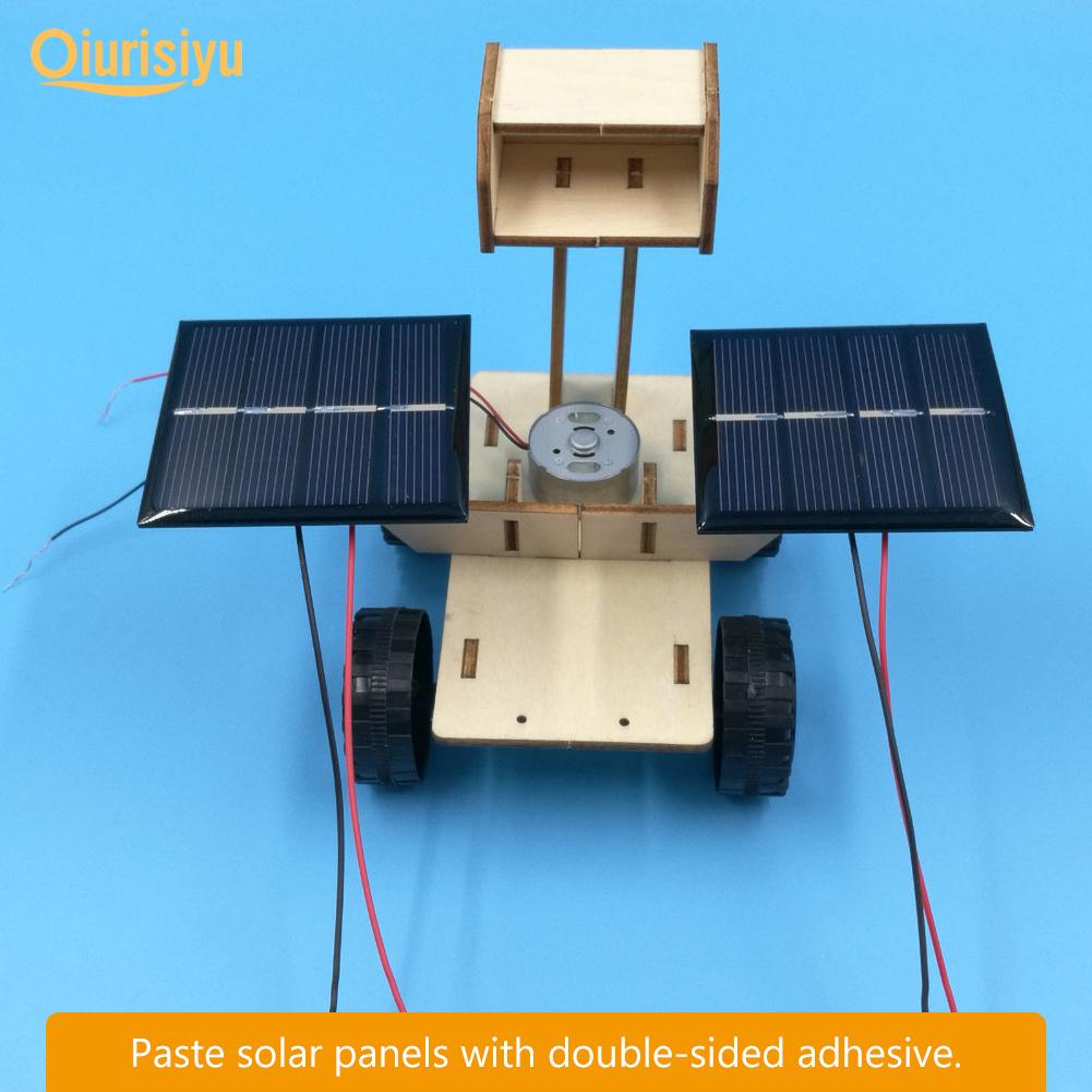 Kids DIY Assembly Solar Power Moon Rover Robot Toy