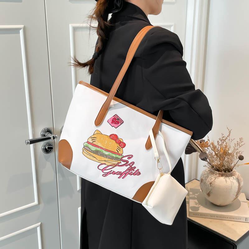 Cartoon Bear Bag With Pu Material And Street Style For Daily Use