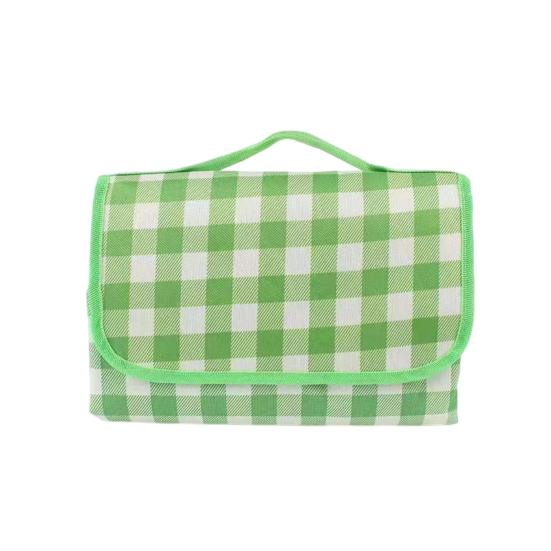 Foldable Picnic Mat Waterproof Sand Blanket Extra Large Picnic Rug Healthy Odor-Free Fabric Yellow Red Stripe Blanket for Beach