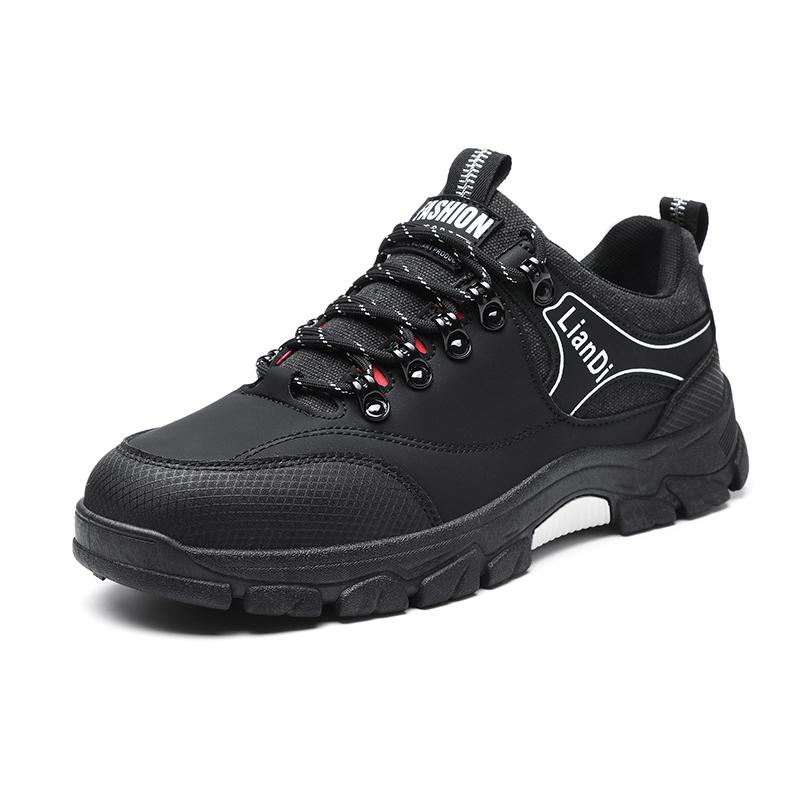 Autumn Hiking and Jogging Shoes New Men's Sports Hiking Shoes 2025 Men's Anti Slip Training Shoes Leather Outdoor Oversized 46