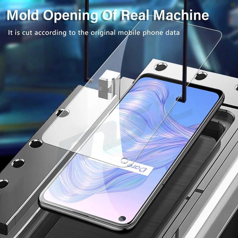 3 pezzi di pellicola protettiva in vetro temperato per Realme 7 8 9 Pro 10 per Realme 7i 8i 9i.