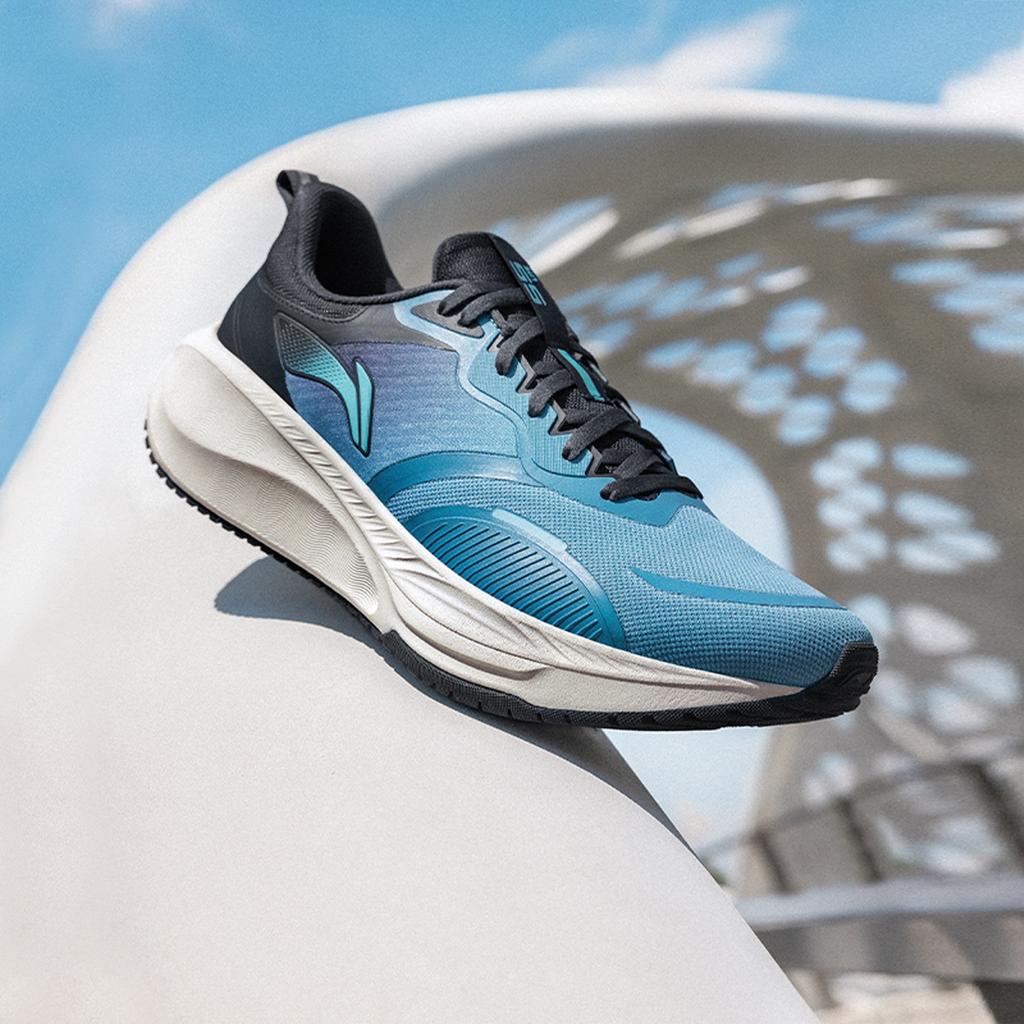 Li Ning Wuyue 2.0 Protective Edition Running Shoes Men's Low Top Blue ARSU055-3