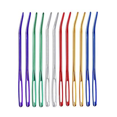 Large Eye Darning Needles Useful Easy Threading Hand Sew Wool Sweater Sewing Knitting Crocheting Blunt