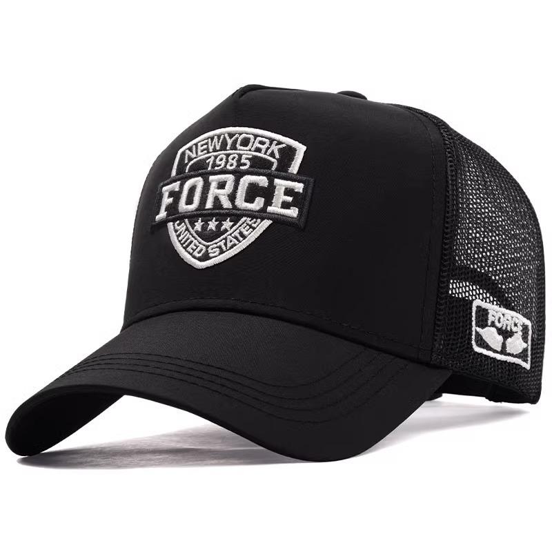 New High Top Hat Men's Summer Sun Protection Baseball Cap Thin Mesh Breathable Baseball Cap Fashionable