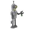 MOC Futurama Bender Roboter Modellbausteine Animation Actionfigur Wütender Roboter Kreatives Design Stein Spielzeug Geschenk