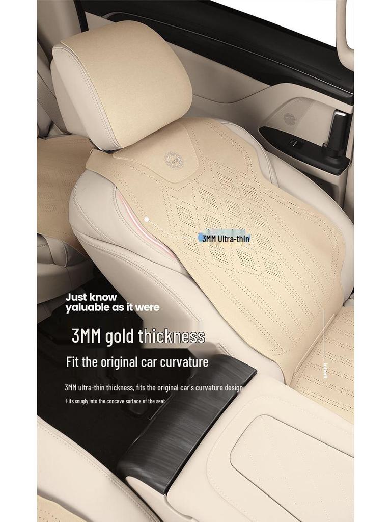 2024 Toyota Sienna Luxury 2.5L Hybrid AWD Suede Seat Cover for 7-Seater