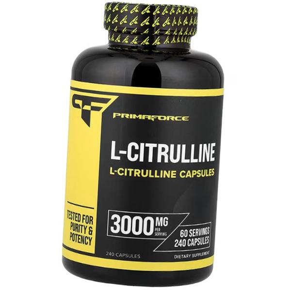 Цитруллин в капсулах, L-Citrulline 3000, PrimaForce (27107011)