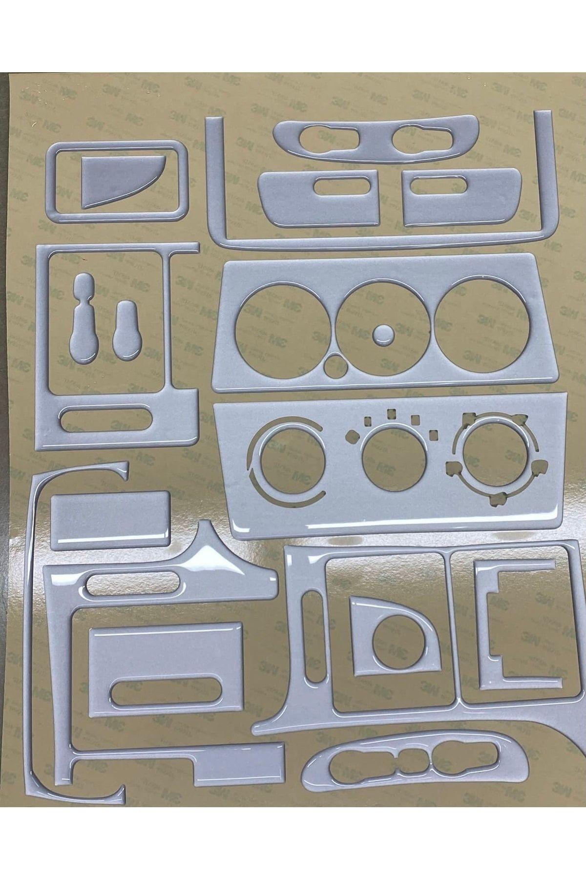 

Opel Vectra B Full Set Torpido, Konsol, Trim, Göğüs Kaplama Seti Gümüş Gri Renk