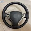 Оплетка на руль для Nissan QASHQAI X-Trail NV200 Rogue, автомобильный руль, прошитая вручную перфорированная кожа