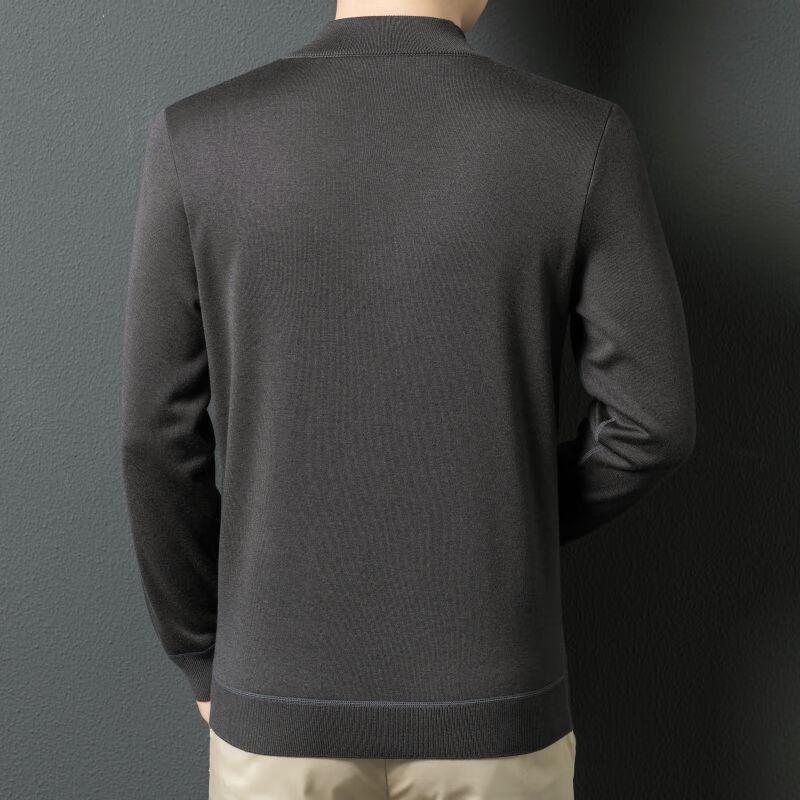 Men's Casual Half-Zip Knit Sweater